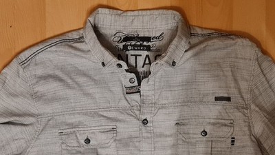 Reward Herren Hemd XL grau Baumwollmischung