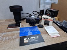 Olympus OM-10 35mm SLR Film Camera With f/1.8 50mm Lens & Extras - Tested