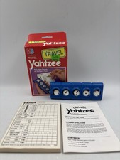 Vintage 1989 Milton Bradley Travel Classic Yahtzee Game Ages 8 Complete