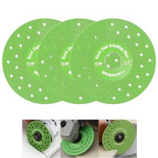 71878 4.5" Diamond Rock Slab Grinding Disc Set, 1.2" Multi-Pore Blades