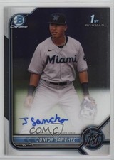 2022 Bowman Chrome Prospect Auto Junior Sanchez #CPA-JSZ Auto qc0