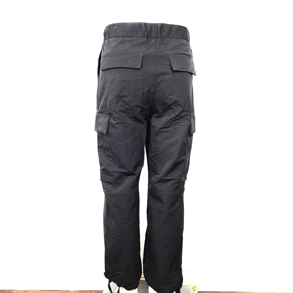 Pantalones cargo Freeport cerrados para hombre 24SS nailon calce suelto negros talla 29 Foto 3 de 4
