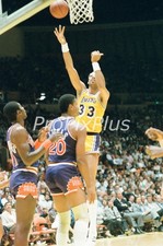 4/18/1985 Lakers NBA Playoffs Kareem Abdul-Jabbar 35 mm Neg & 4x6 Print