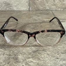 Flower 6010 Womens Eyeglasses Frames Brown Pink Tortoise Flex Hinge 52-15-140-40