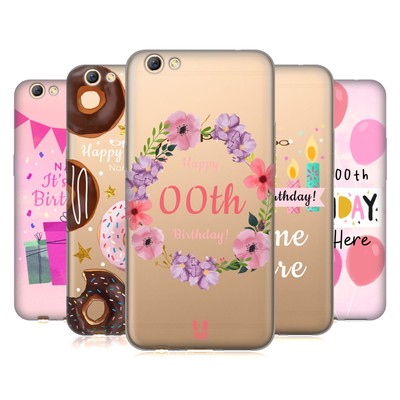CUSTOM CUSTOMIZED PERSONALIZED BIRTHDAY CASE SOFT GEL CASE FOR OPPO PHONES