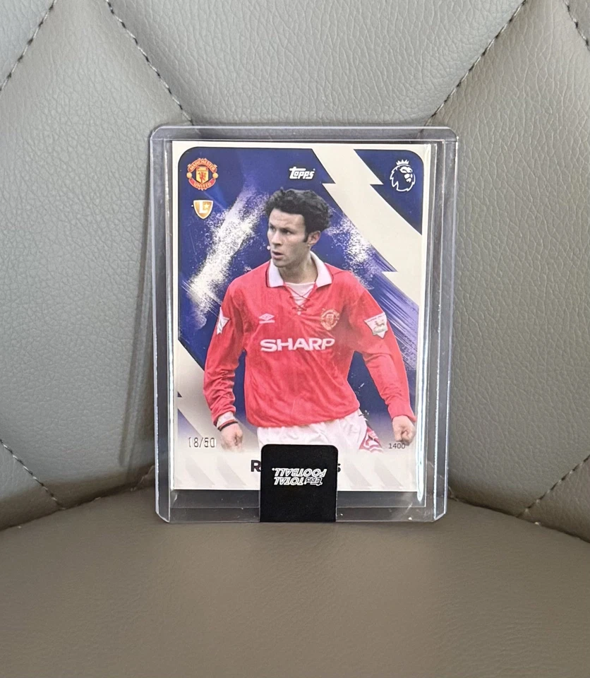 Topps Total Football Ryan Giggs /50 Blue Parallel Manchester United Legend Card - Image 1 of 1