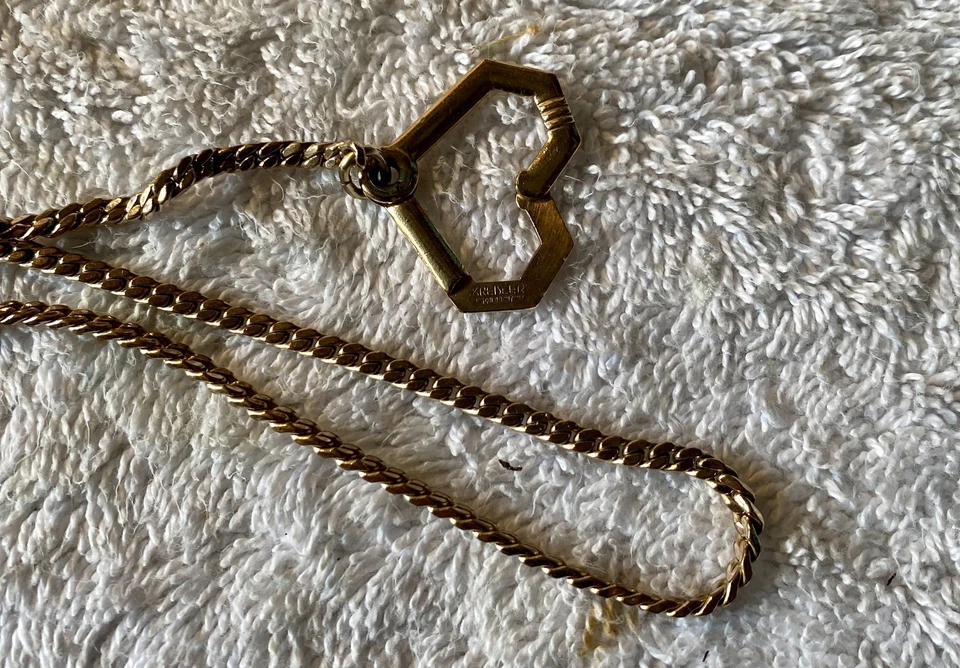 Vintage Kreisler Gold Watch FOB 20” - Image 4 of 4