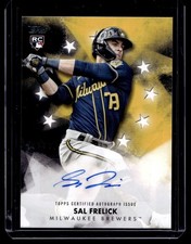 2024 Topps Series 1 Baseball Stars Auto Sal Frelick RC Auto Milwaukee Brewers