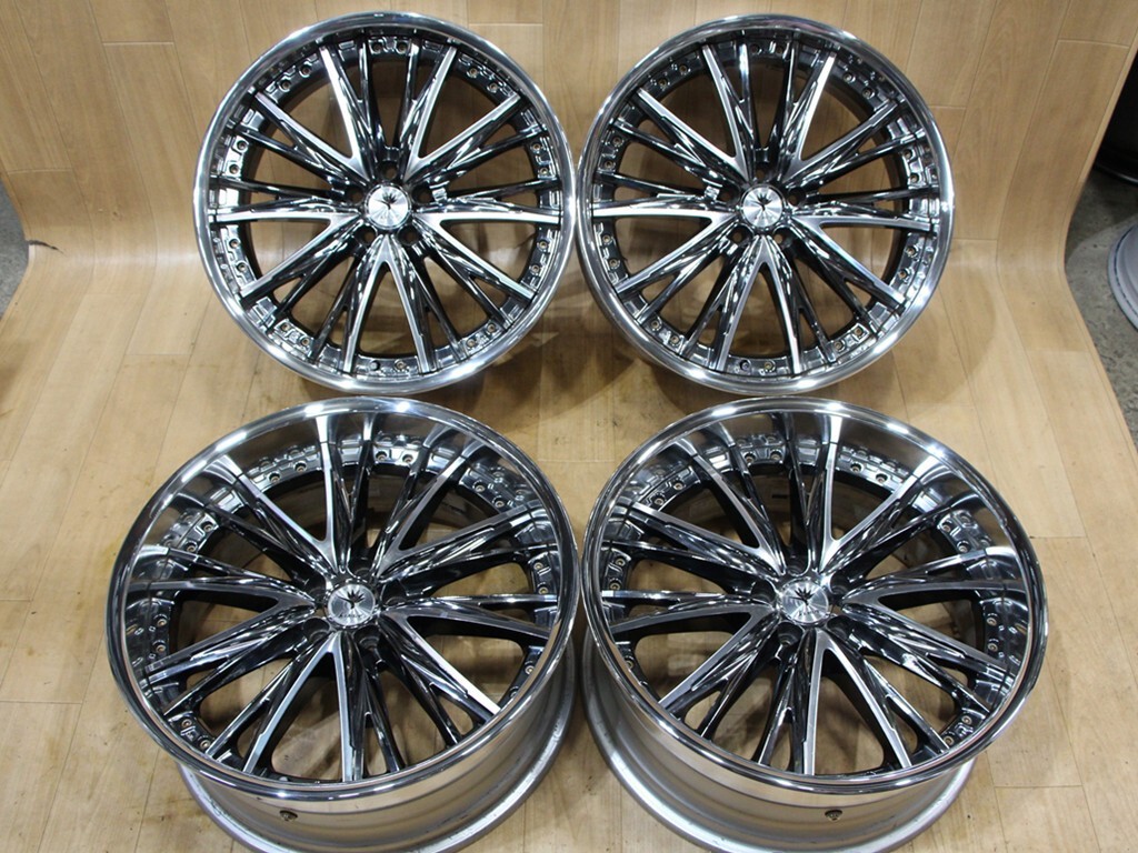 JDM B849 Rare Weds Kranze Elaborar Deep Rims 19x8J+31 8.5J+13