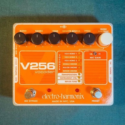Electro-Harmonix V256 Vocoder Electric Guitar Vocal Effect Analog Hobby Orange