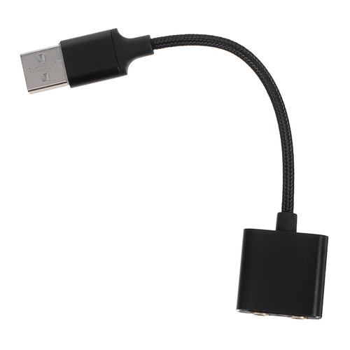 Sound Card Converter Audio Splitter for Headphones Microphone Adapter - 第 4/12 張圖片