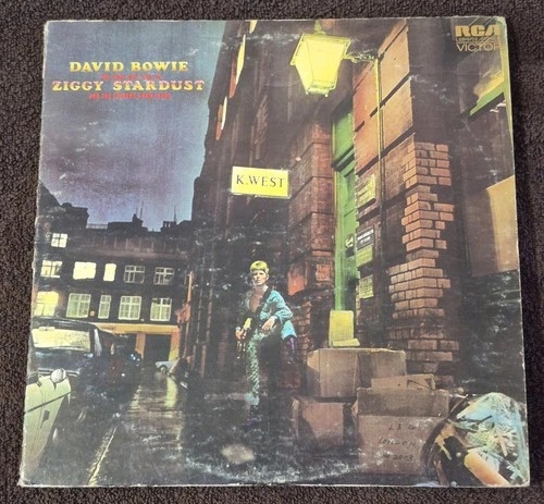 David Bowie Ziggy Stardust  LSP-4702 1972 1st Press RCA Victor Vinyl LP VG/EX