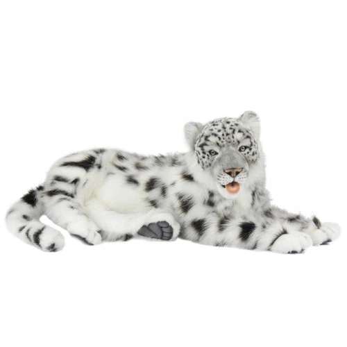 Leopard Jacquard Lying Hansa Realistic Animal Plush Toy 66cm **FREE DELIVERY**