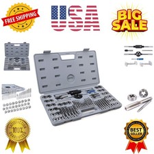 60-Pc Master Tap and Die Set - Include SAE Inch Size to 1/2  and Metric Size ...