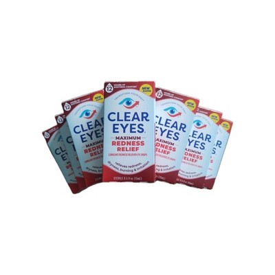 Clear Eyes Maximum Redness Relief 15ml 0,5 Oz Augentropfen gegen Rötungen