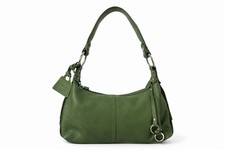 Marks & Spencer Autograph Green Leather Shoulder Bag Small Handbag  