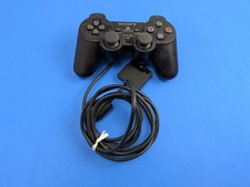 Sony PS2 BLACK Wired Controller OEM DualShock PlayStation 2 AUTHENTIC