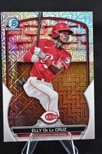 2023 Topps Bowman Chrome Elly De La Cruz RC #BCP-65 Mega Box Mojo Refractor Reds