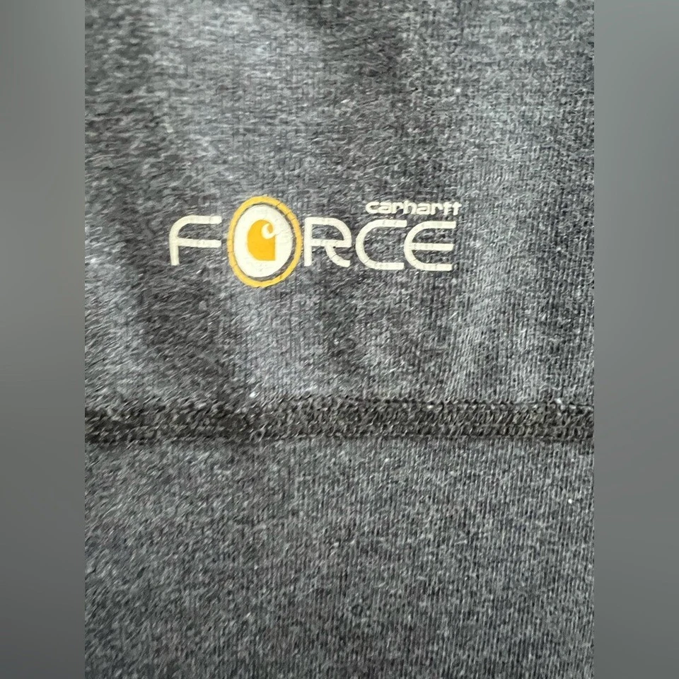 Camiseta sin mangas para mujer Carhartt Force ajustada azul sin mangas con cuello en V talla grande Foto 3 de 4