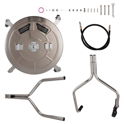 #ad 24 inch Stainless Steel Pressure Washer Surface Cleaner With Wheels Dual Handle $233.65