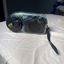 Freeplay S360 Solar Wind-Up Emergency Radio AM/FM Clear See Thru Tested WORKS