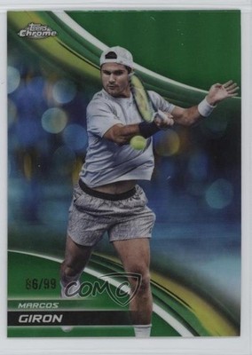 2025 Topps Chrome Green Refractor 86/99 Marcos Giron #70 0xr1