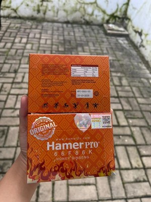 33pcs/Box Hard Candy Snack Hamerpro Candy Honey Ginseng Candy