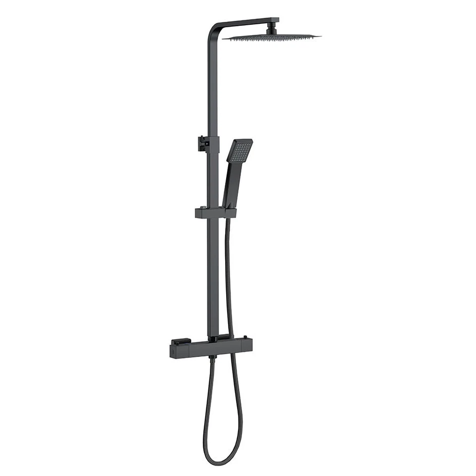 AICA SANITÄR GMBH Duschsystem Duschset Regendusche Thermostat Edelstahl Duscharmatur Handbrause