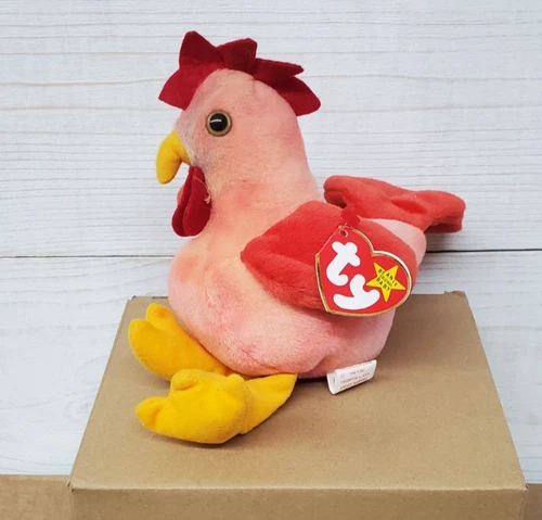 "Doodle" the rooster Vintage  TY Beanie Babies Collectible