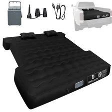 Truck Air Mattress for 6-6.5ft Full Size Truck Bed, Rechargeable Wireless Pum...
