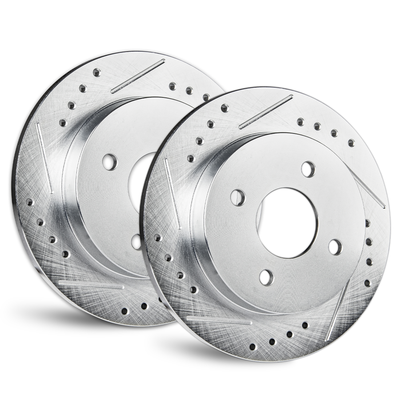 #ad For Honda Prelude 1995 1996 Front Drilled and Slotted Rotors $125.07