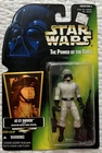 Action Figure Kenner Hologram Star Wars Power of the Force AT-ST Driver New