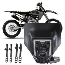  LED Headlight Black Mask for Husqvarna 701 S...