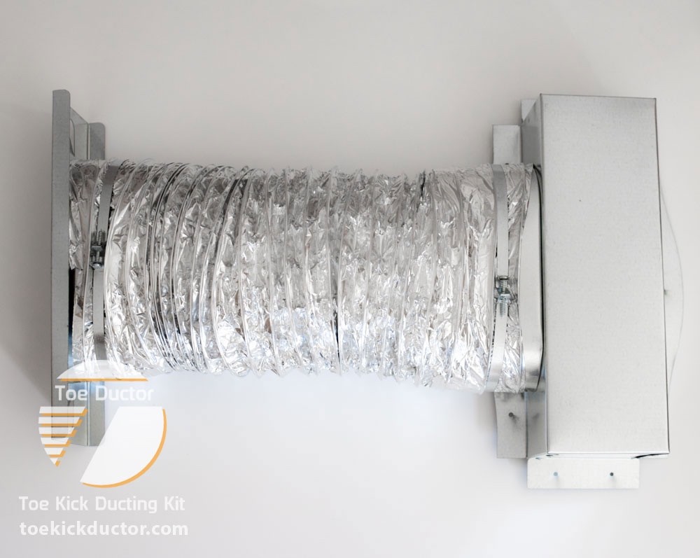 Kick Boot Duct Fitting Hvac Toe Kick Vent Air Vent Extender Toe - Main Image