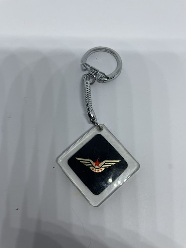 Vintage CAAC Civil Aviation Administration of China LUCITE KEYCHAIN 