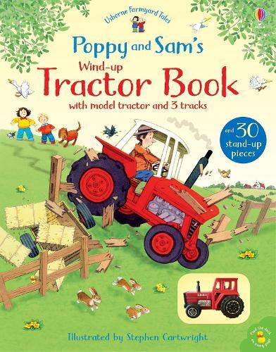 Heather Amery Sam Taplin Poppy and Sam's Wind-Up Tractor Book (Libro di cartone)