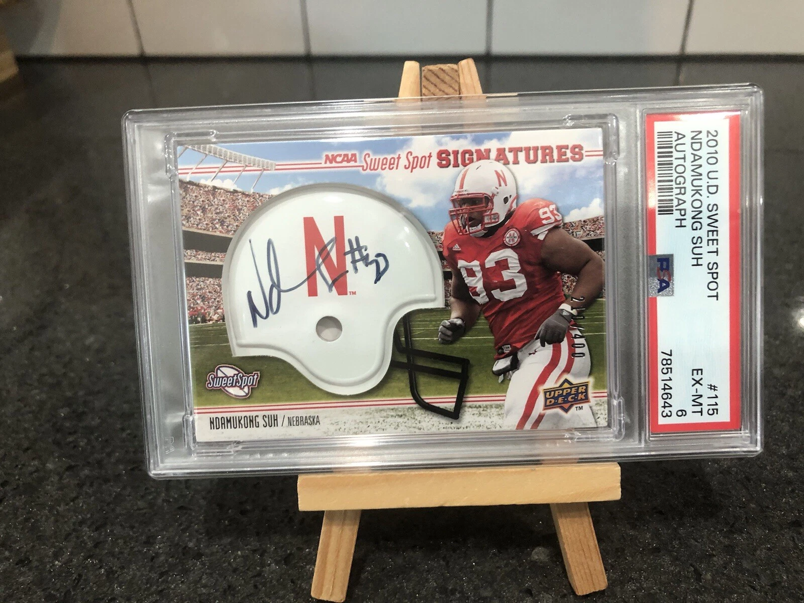 Ndamukong Suh Upper Deck Sweet Spot #115 Autograph