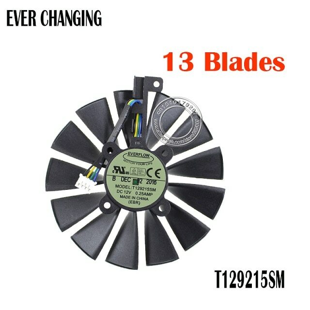 Computers & Accessories inRobert T129215SH 0.3AMP Video Card Fan Replacement for ZOTAC GTX 1060 Mini Graphic Card