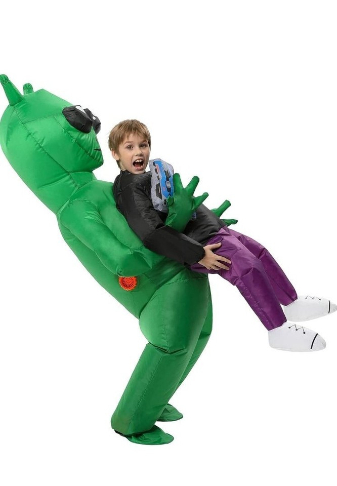 Syncfuns Alien Costume for Kid,Funny Kidnapping Inflatable Costume eBay