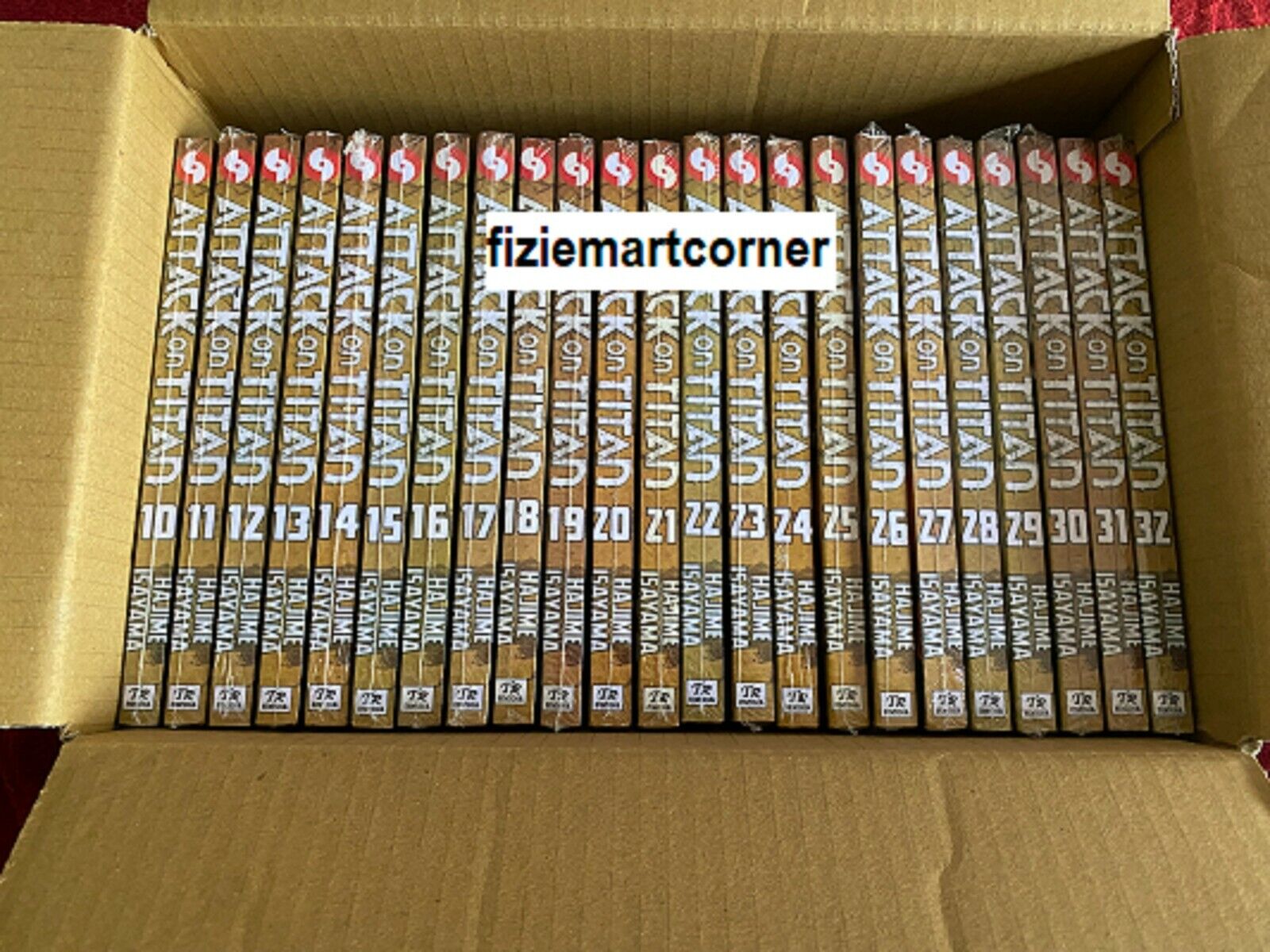 ATTACK ON TITAN Hajime Isayama Manga Volume 1-34 Full Set English Comic  EXPRESS