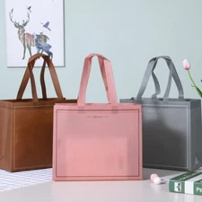 New Eco Shopping Bag Non-woven Fabric Folding Takeaway Bag Grocery Bag Reusable 