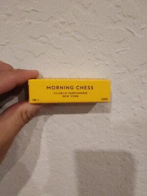 MORNING CHESS EDP 2ML VILHELM PARFUMERIE VIAL SPRAY NEW YORK TRAVEL SAMPLE