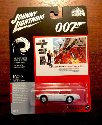 JOHNNY LIGHTNING JAMES BOND YOU ONLY LIVE TWICE 1967 TOYOTA 2000GT POP CULTURE - Picture 1 of 3