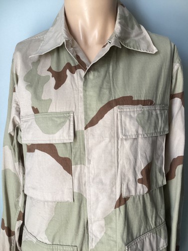 US Army Coat Desert Tri Colour Camouflage shirt Small Regular (R73) - Picture 9 of 11