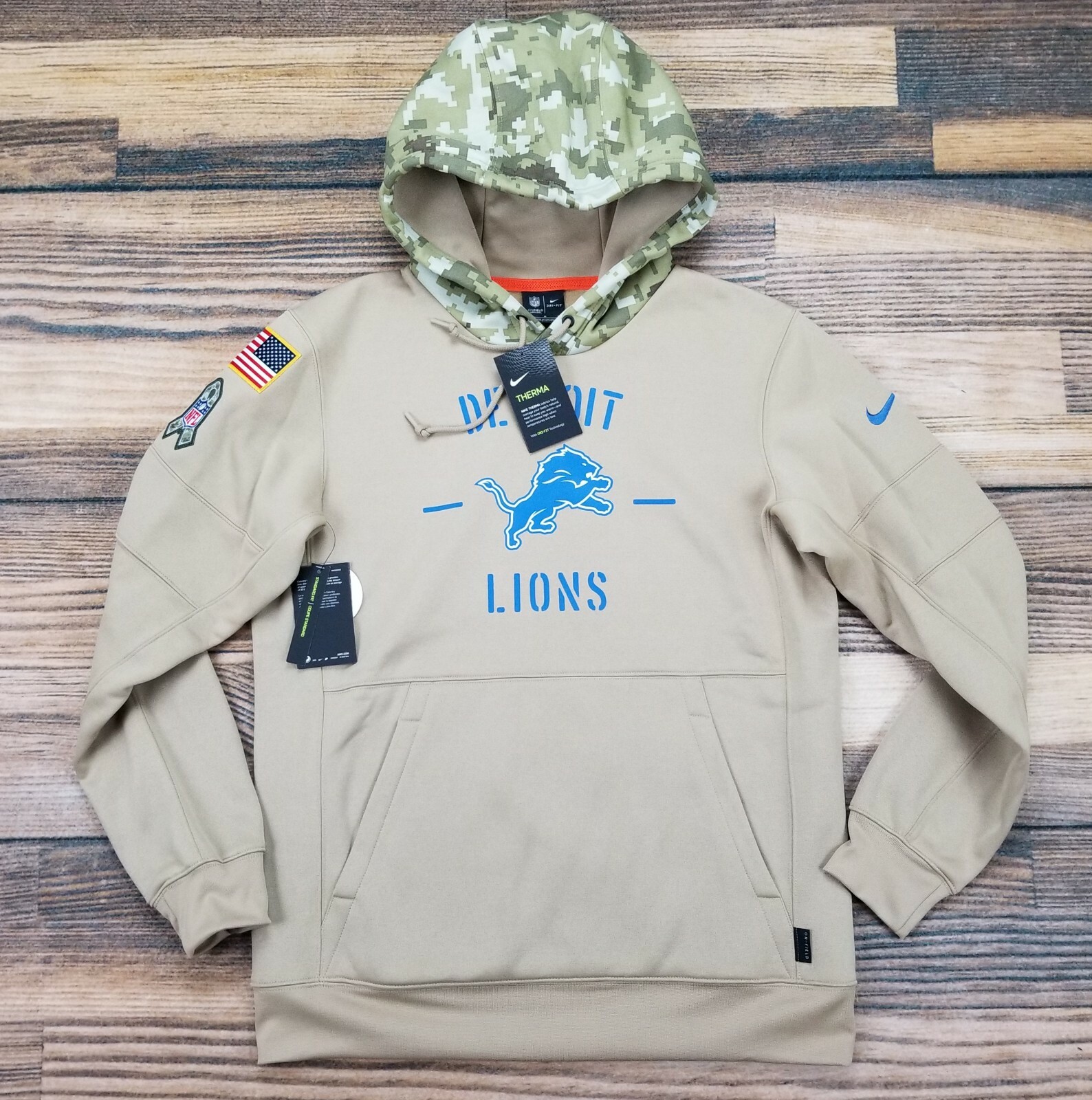 detroit lions salute to service hoodie 2019