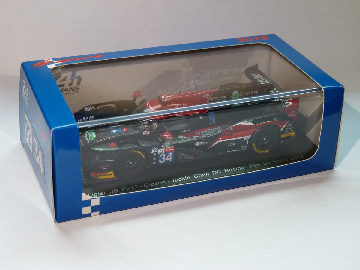 Spark S7018 – Ligier JS P217 Gibson N°33 Jackie Chan DC Racing – 1/43 Résine, Le Mans