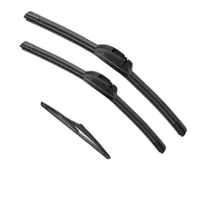 Set of 3 Front & Rear Wiper Blades for JEEP COMPASS 2018-2024 OEM Quality