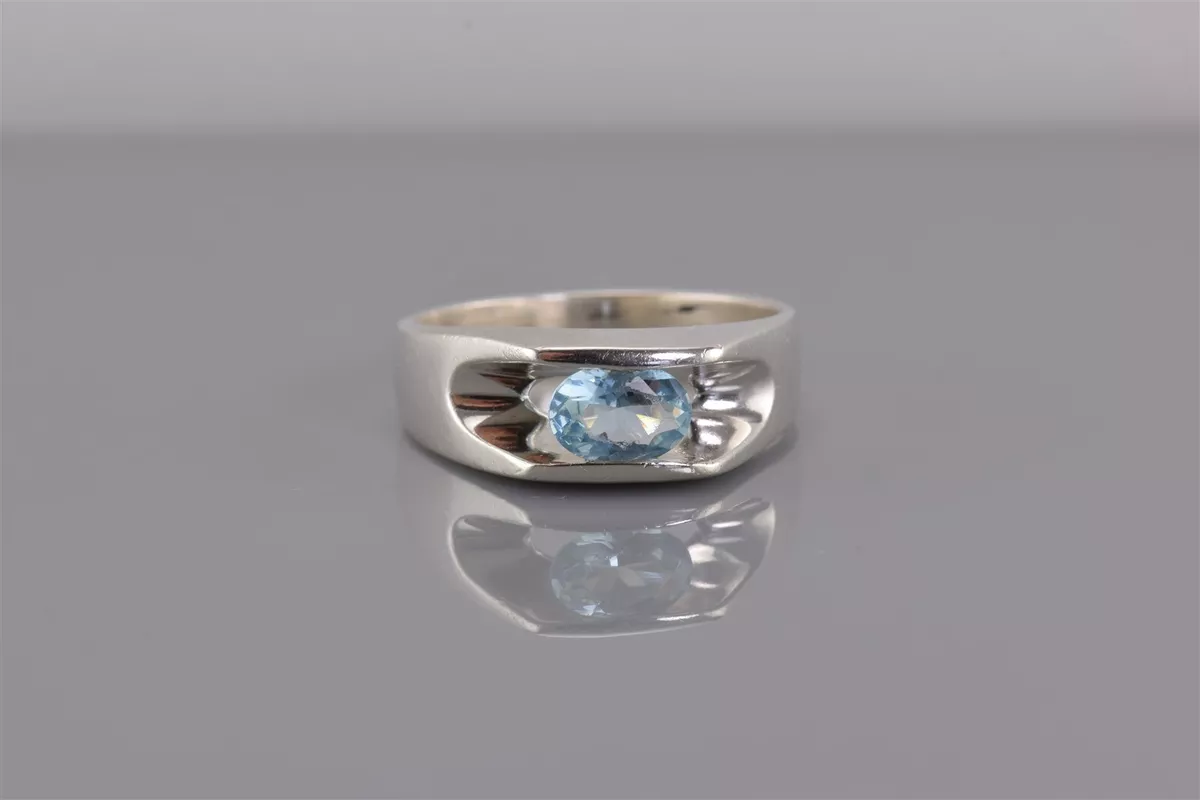Silver cubic zirconia band rings deals