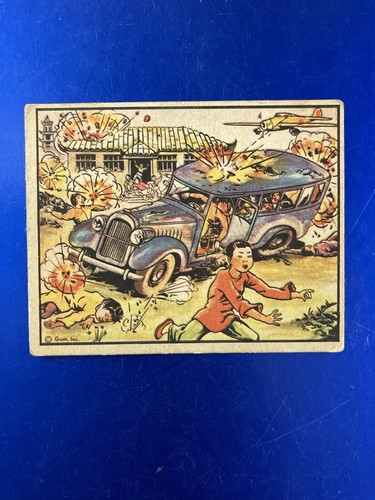 1938 Horrors of War #81 Japanese Airmen Bombard Schools in Canton - VG/EX