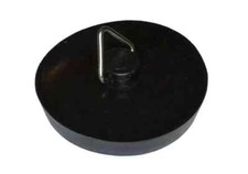 Kitchen Sink Plug / Bath Plug, Black, 1-3/4" (42mm) for 1-1/2" BSP Waste Fitting
